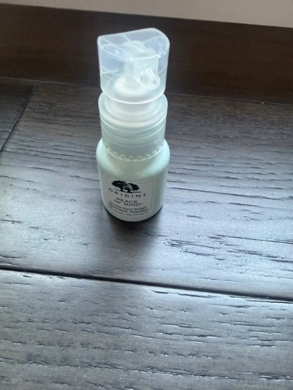 New in a box Origins Peace of Mind On-the-Spot Relief -